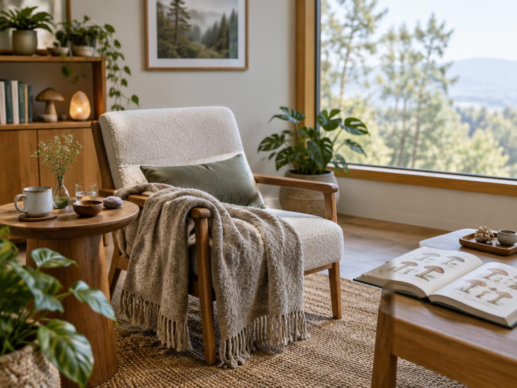 Calm, professionally prepared room for a supervised wellness session